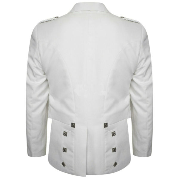 White Prince Charlie Jacket With Vest