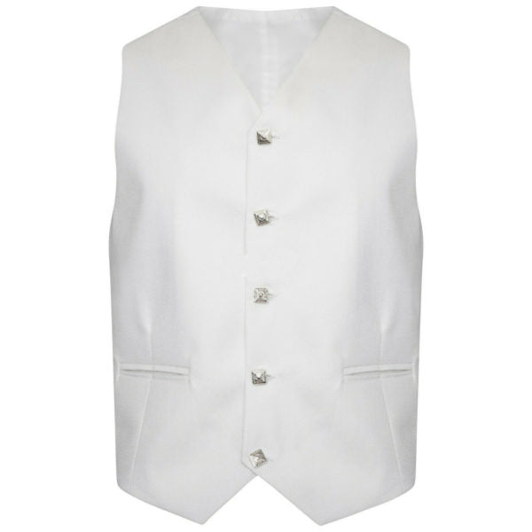 White Prince Charlie Jacket With Vest