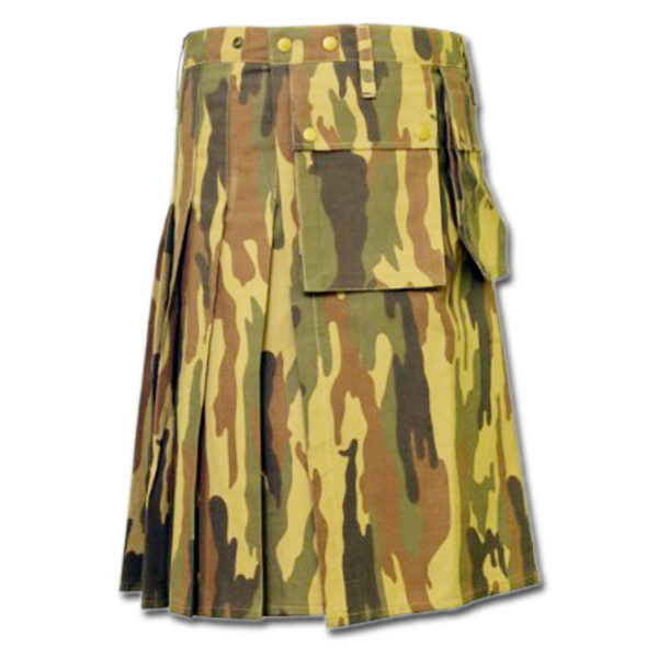 Camouflage Military Kilt