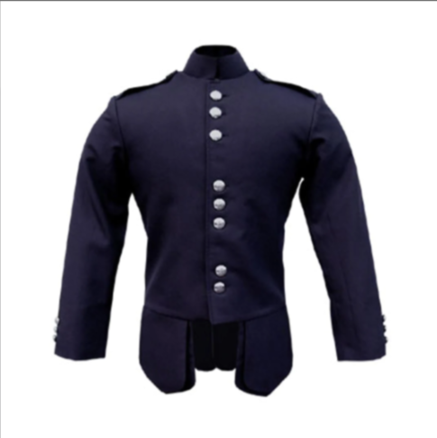 New Gabardine Scot Guards Navy Blue Military Jacket