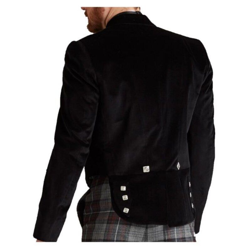 Black Velvet Prince Charlie Jacket