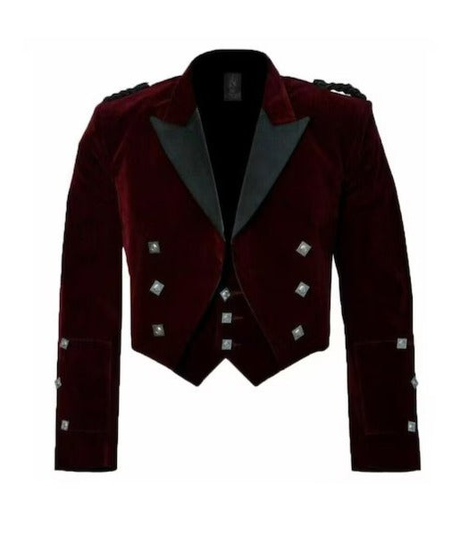 Velvet Prince Charlie Kilt jacket