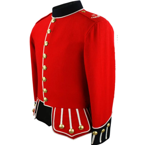 Queen's Own Cameron Highlanders of Canada Military Wedding Doublet Jacket