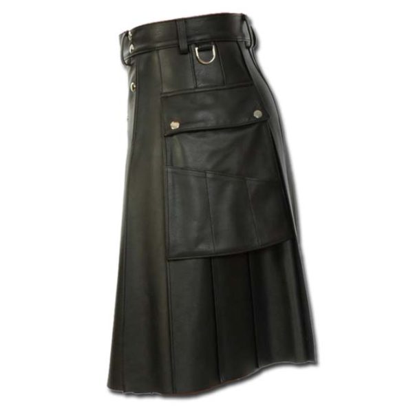 Men's Leather Kilt
