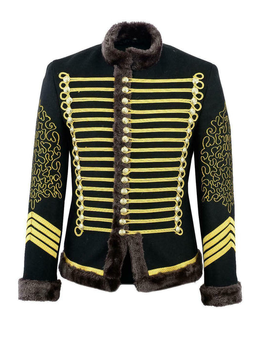 Black Hussar Fur Jacket