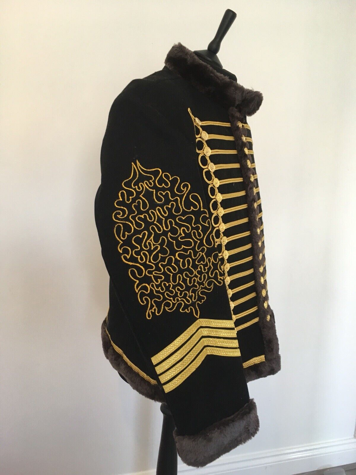 Black Napoleonic Hussar Jacket