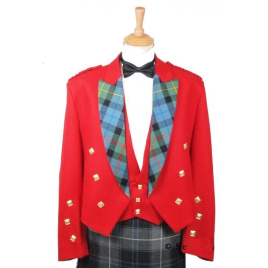 New Fashion Red Prince Charlie jacket