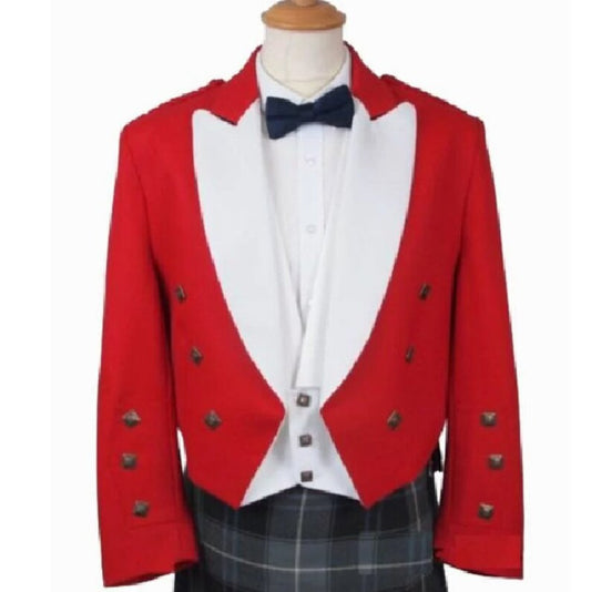 New Design Red Prince Charlie jacket