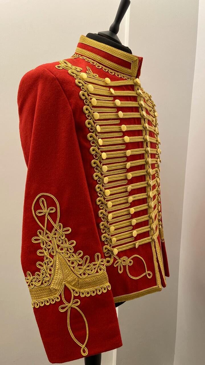 Napoleonic Uniform Military Style Tunic pelisse Jimmie Hendrix Hussar Jacket