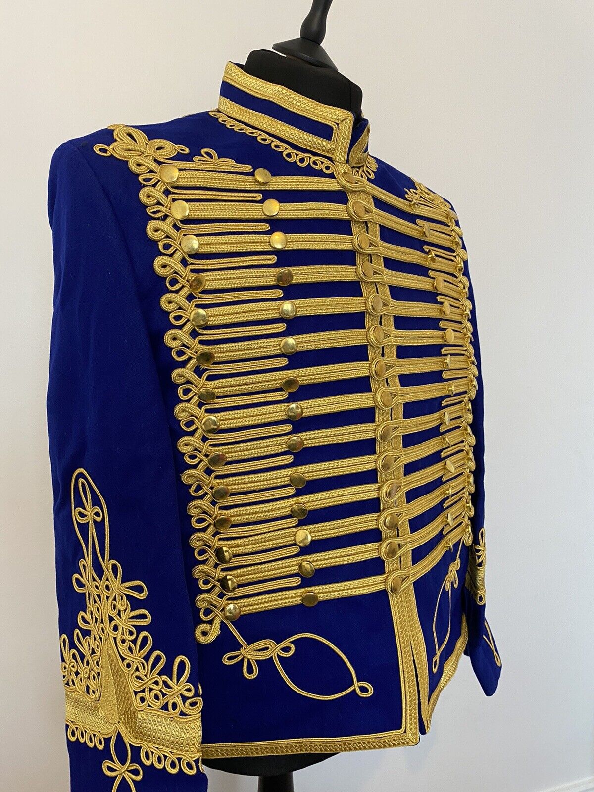 Blue Napoleonic Military Jimmie Hendrix Hussar Jacket