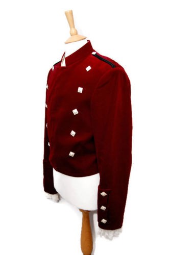 Red Montrose Doublet Jacket