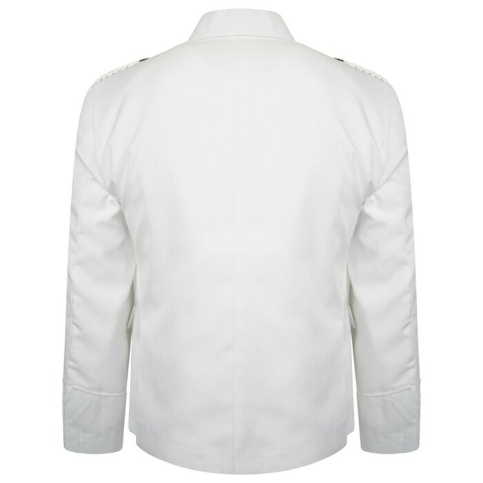 White Argyle Kilt Jacket