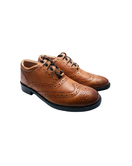 Brown Ghillie Brogues Shoes