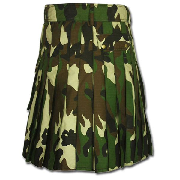 Woodland Camouflage Army Kilt
