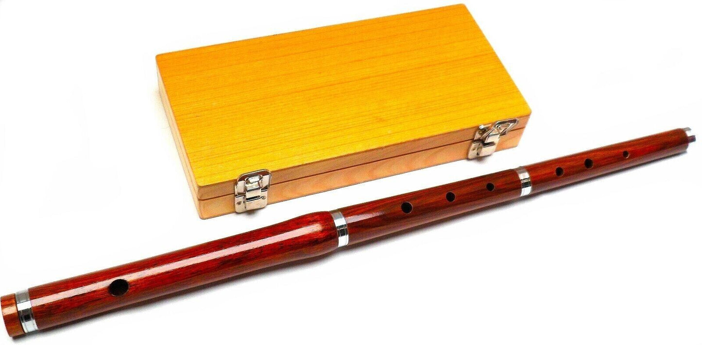 Brown Rosewood Flute For Sale