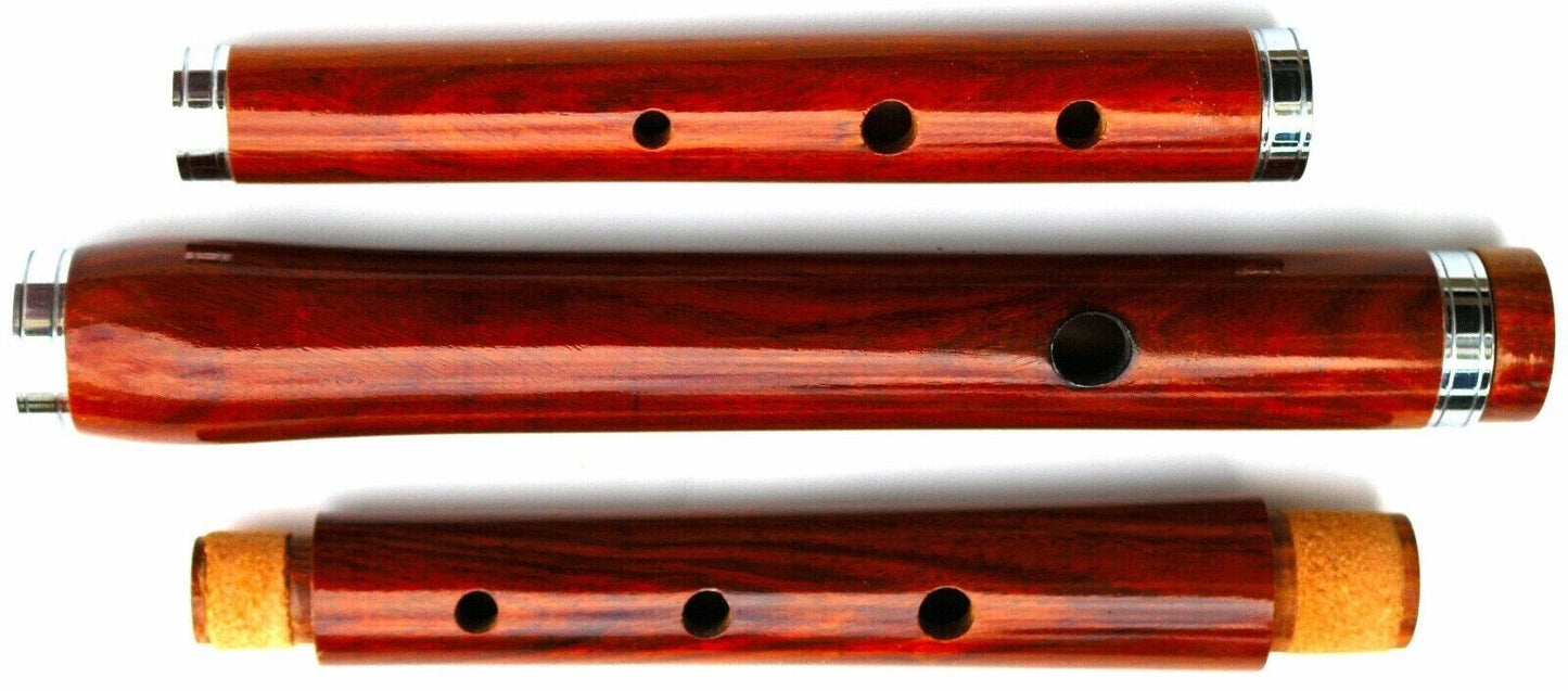 Brown Rosewood Flute For Sale