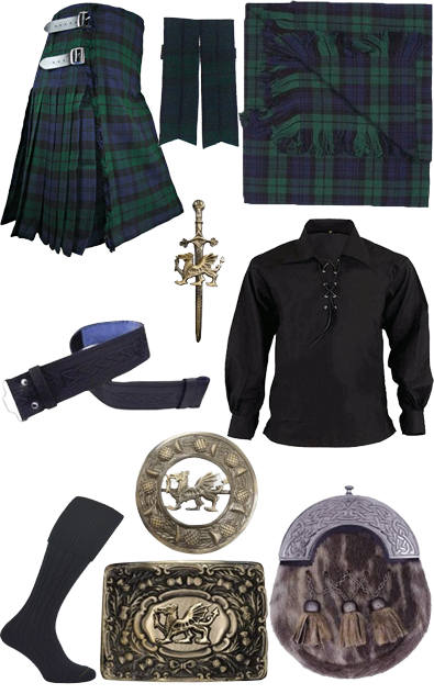 Kilt and Accessories Deal
