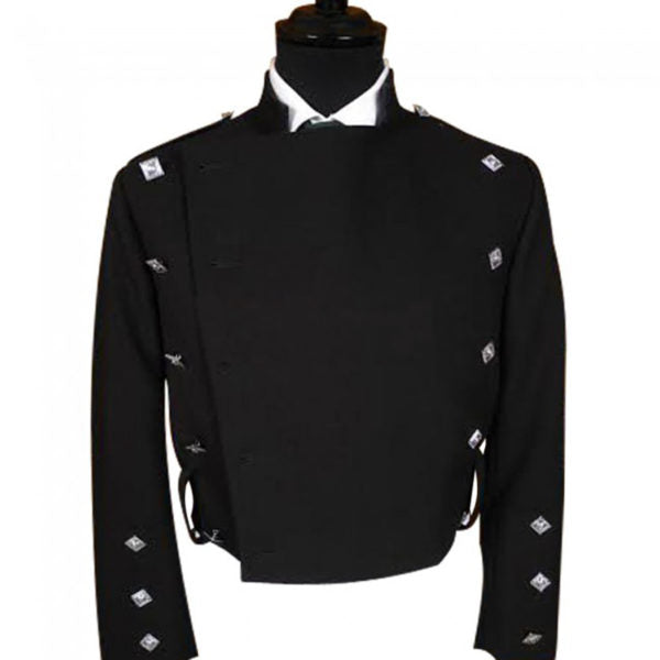 Black Montrose Doublet Jacket