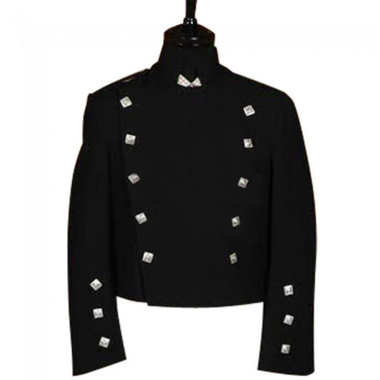 Black Montrose Doublet Jacket