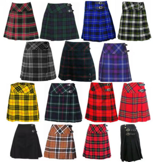 Girls Tartan Skirts