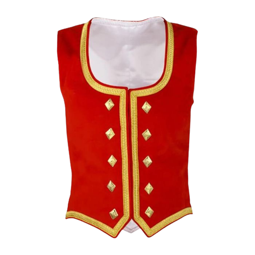 Red Highland Dancing Vest